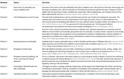 Exercising Hope in Palliative Care Is Celebrating Spirituality: Lessons and Challenges in Times of Pandemic